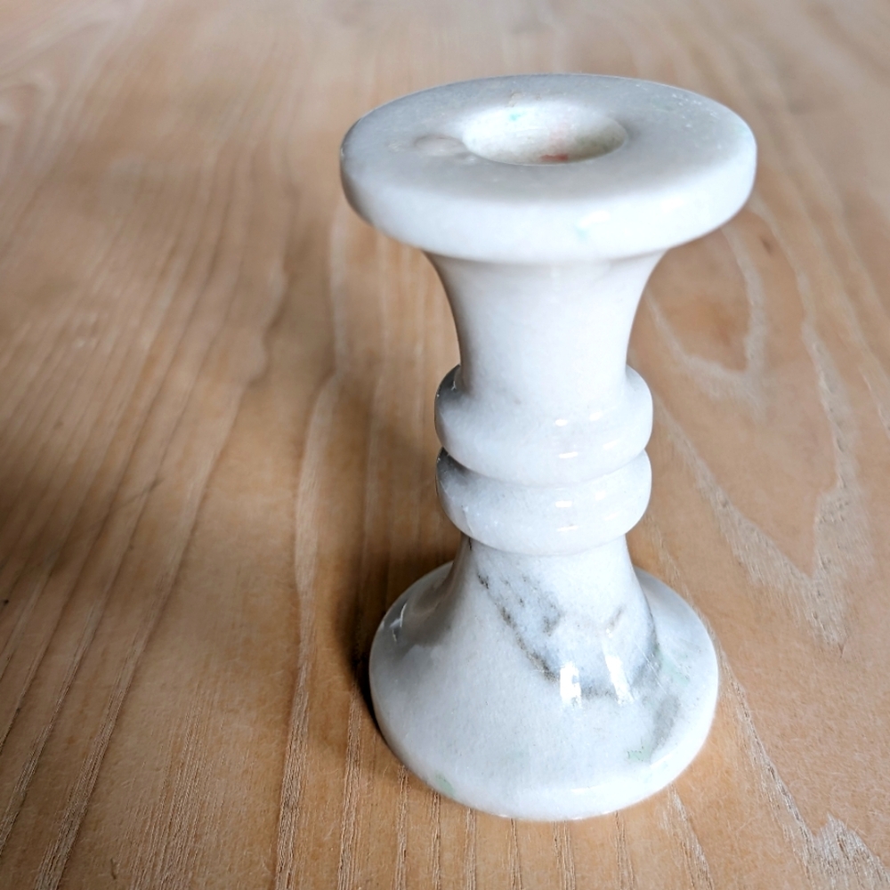 🌱Marble Tapered Candle Holder
